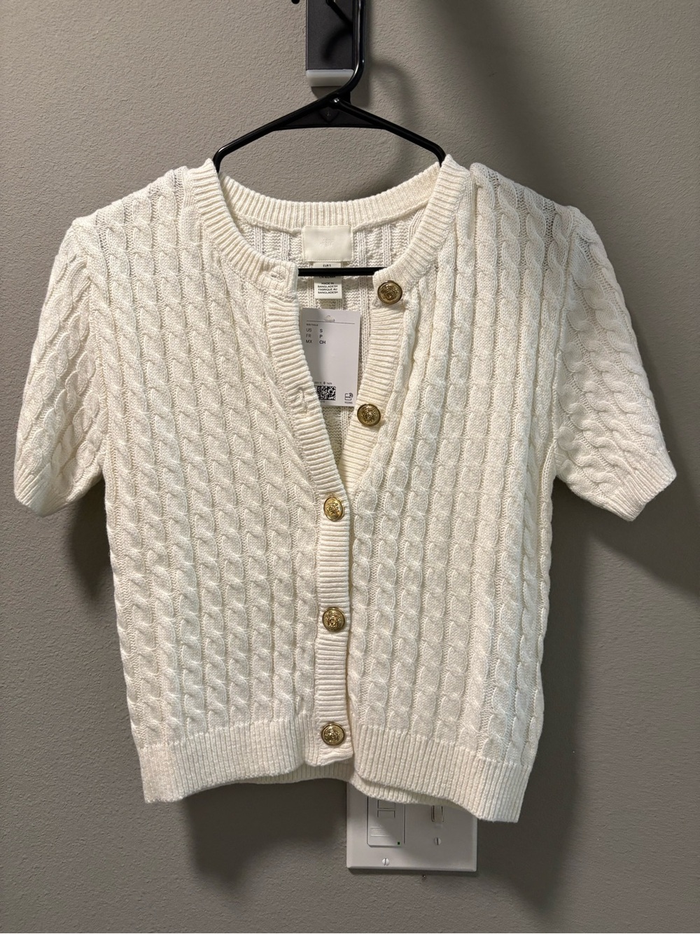 H&M Cable-Knit Cardigan